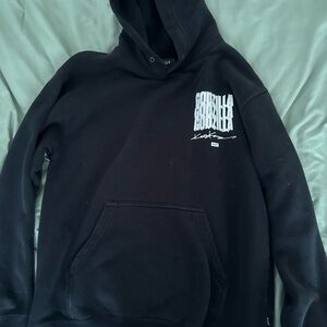 HUF Godzilla Black Hoodie
